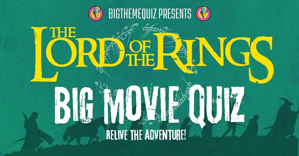 Lord of the Rings Big Quiz! £150 Prize + Anduril Sword
