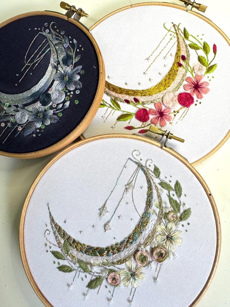 Autumn Moon Embroidery Workshop at The Granero Lounge, Ruislip