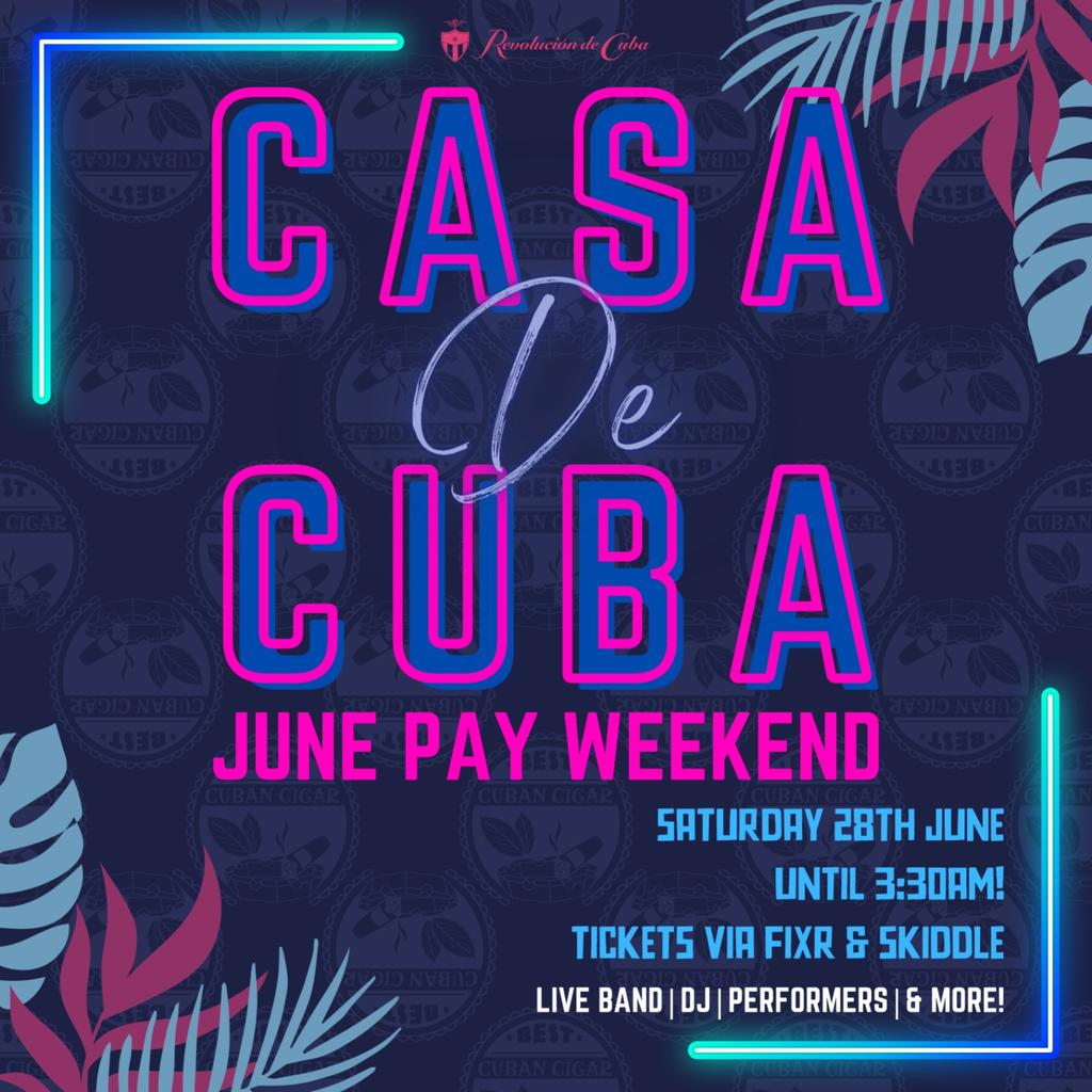 CASA de CUBA - PAY WEEKEND