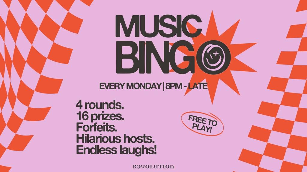 MUSIC BINGO | Every Monday!🎵🍻