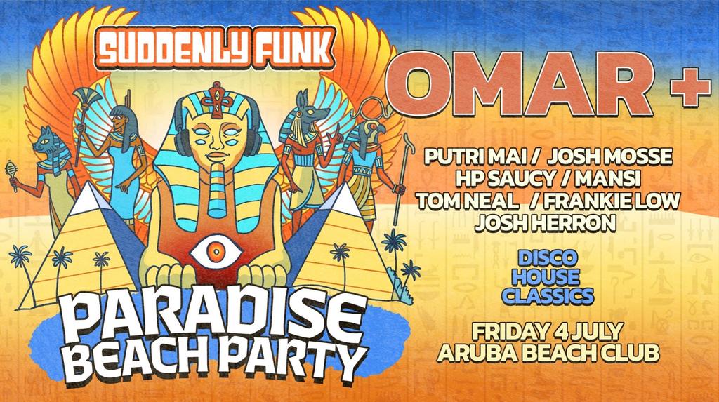Suddenly Funk presents Omar + @ Aruba, Beachclub