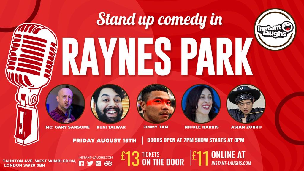 Stand up comedy in Raynes park