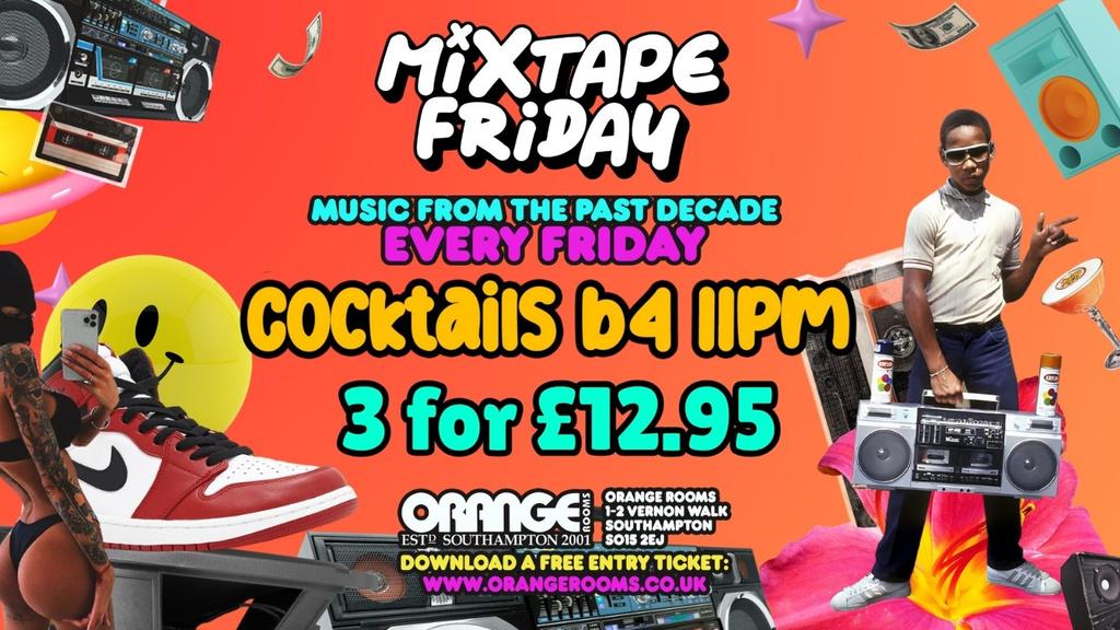 🎉 Mixtape Fridays: MEET | DRINK | GROOVE | LOUNGE! 🎉