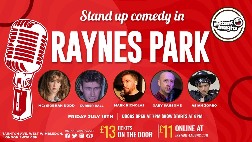 Stand up comedy in Raynes park