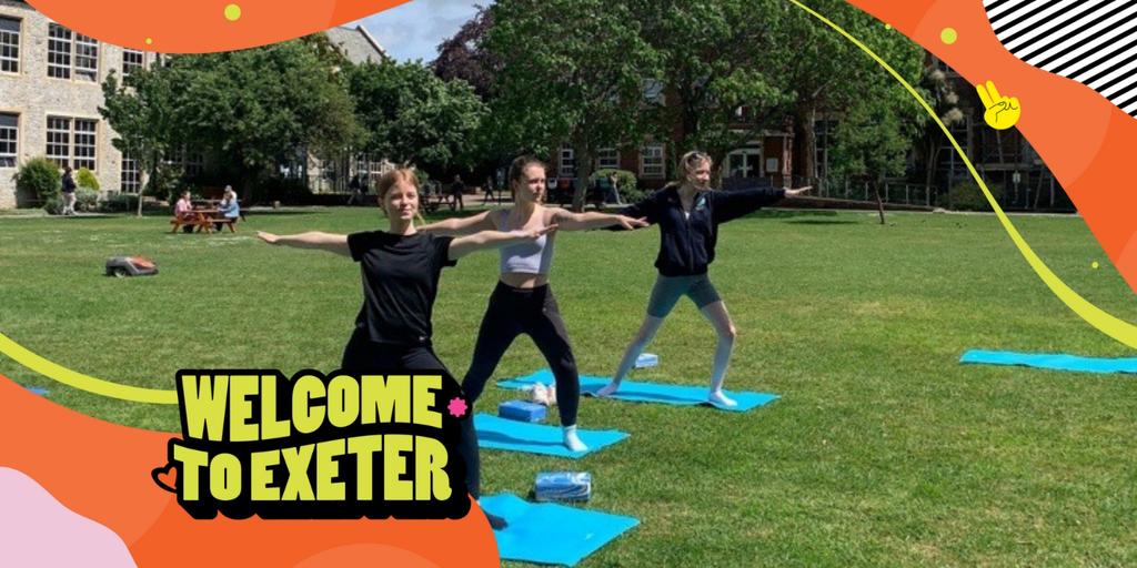 Outdoor Yoga on the Quad