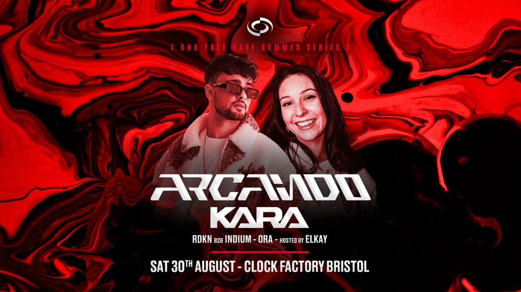 DNB FREE Rave [Bristol Summer Series] • Arcando + Kara