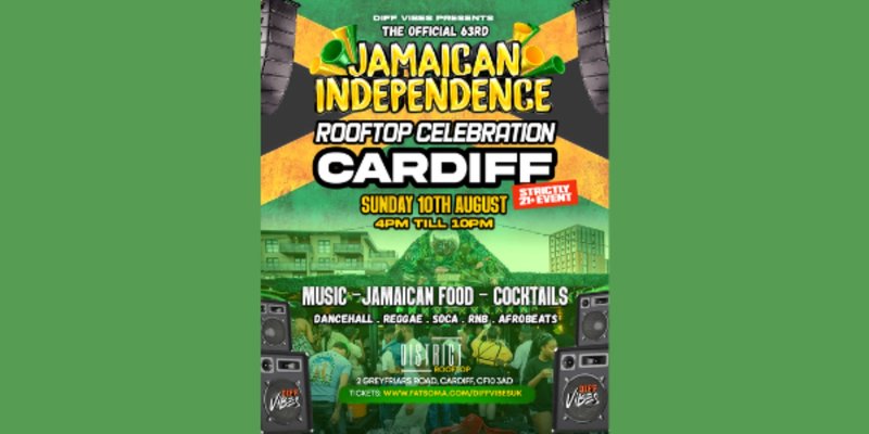 Cardiff's 63rd Jamaican Independence Rooftop Celebration