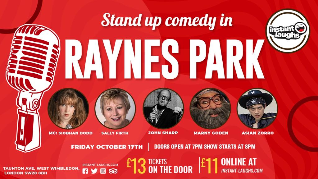 Stand up comedy in Raynes park