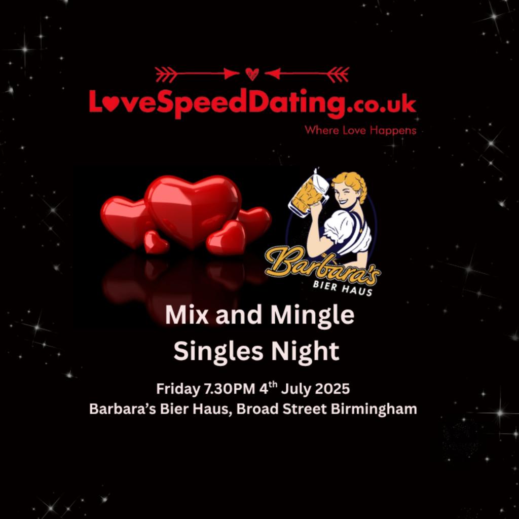 Mix and Mingle Singles Party Night Birmingham