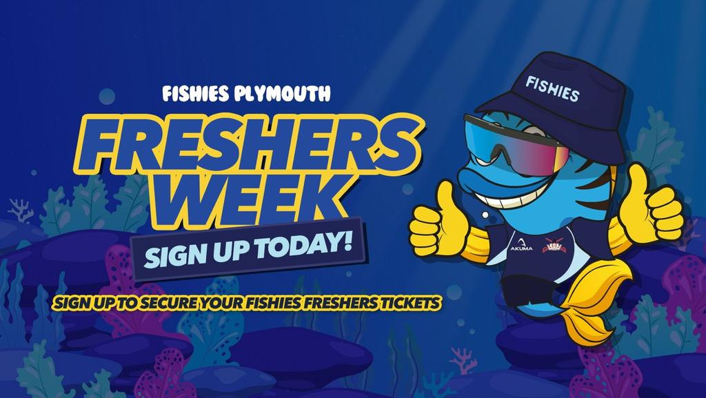 Fishies Plymouth Freshers Week 2025 || Pre Register.