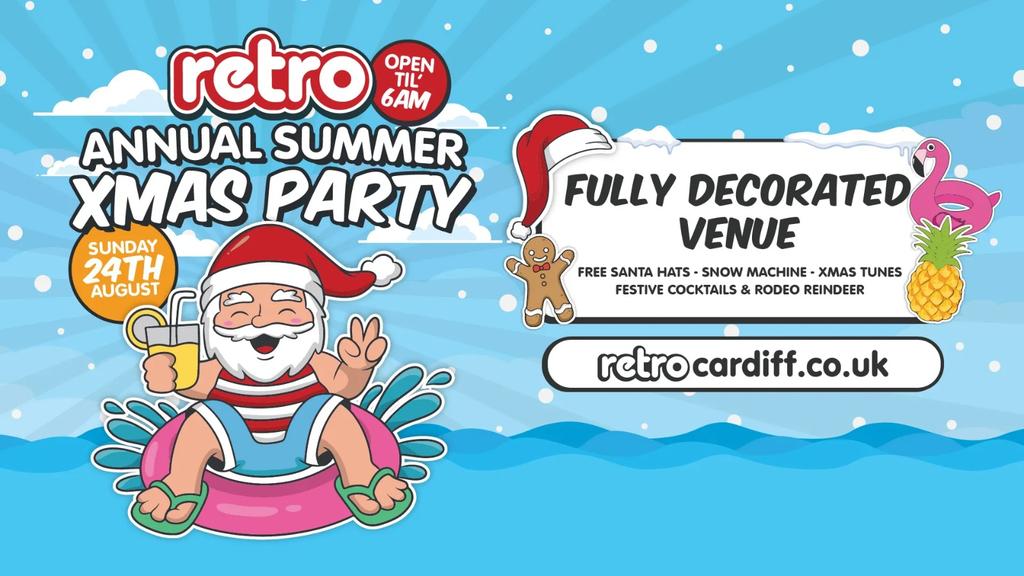 Retro Summer Christmas Party