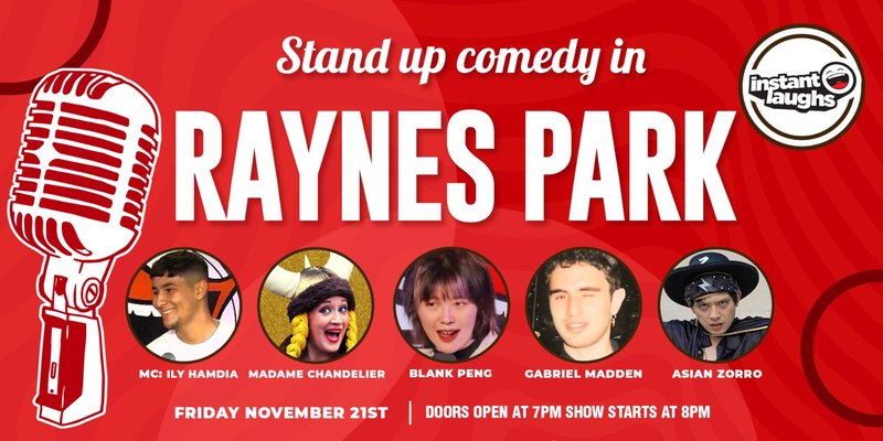 Stand up comedy in Raynes park