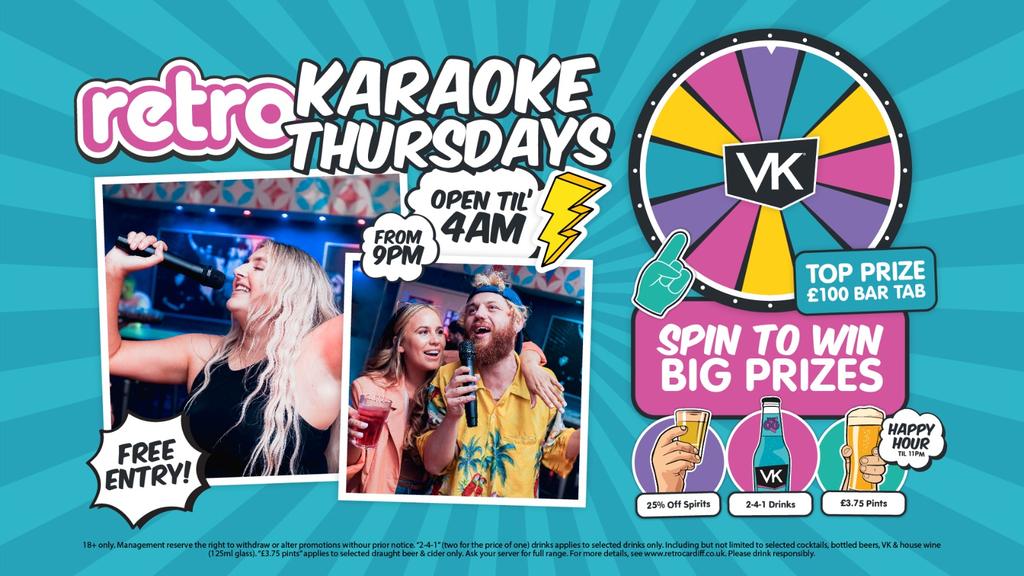Karaoke Thurs at Retro