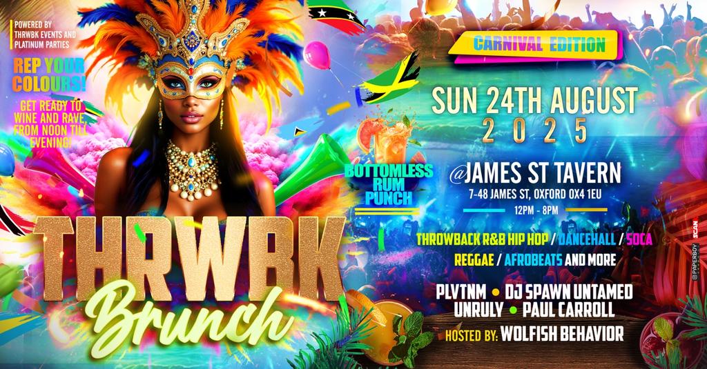 THRWBK BRUNCH 003 - CARNIVAL EDITION BANK 21+