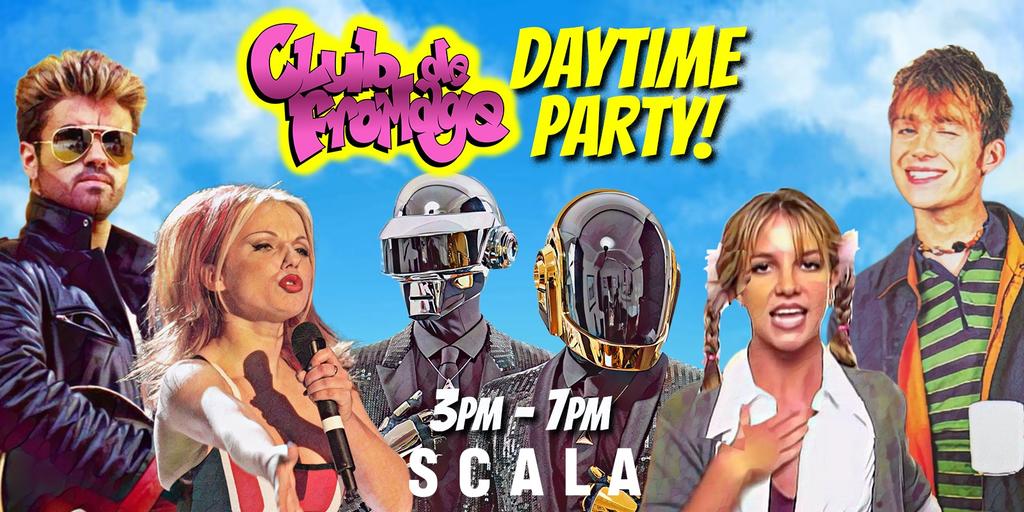 Club de Fromage - 3pm-7pm, Daytime Party (Over 30s Only) - July 12th