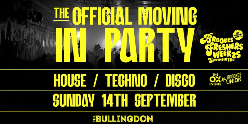 Freshers Underground Rave (The Bullingdon)