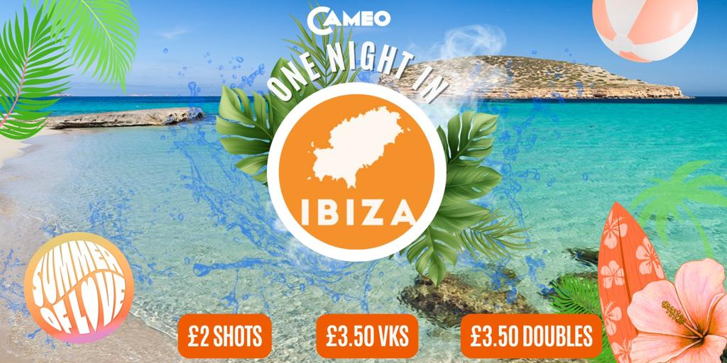 CAMEO WEDNESDAY - ONE IN NIGHT IN IBIZA