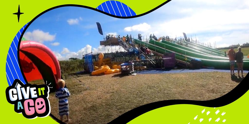 Give it a Go: Mammoth Slip and Slide!
