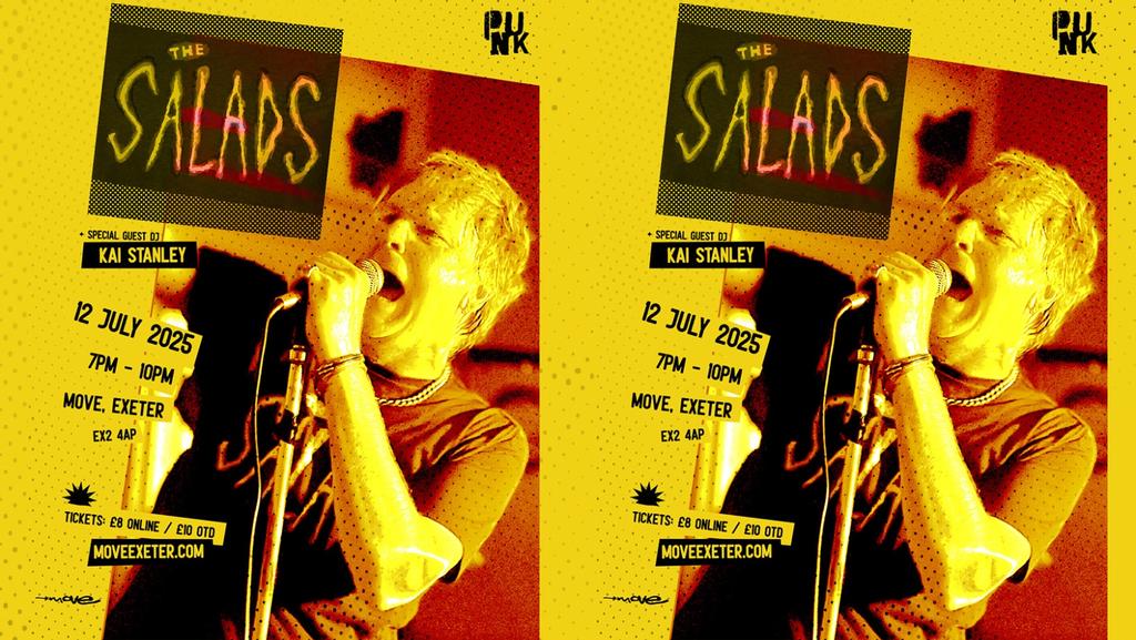 THE SALADS - Live Punk Band - Sat 12 July - Bomba Exeter