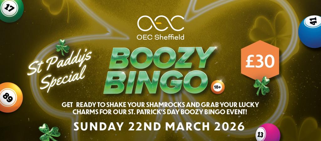 Boozy Bingo – St Paddy’s Special