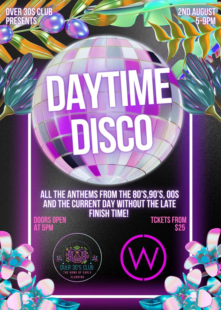Over 30’s Club presents Day Time Disco: Brisbane Launch Party