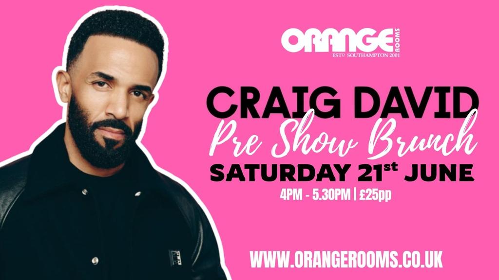 🎤 Craig David Pre-Show Brunch – Mile High Edition