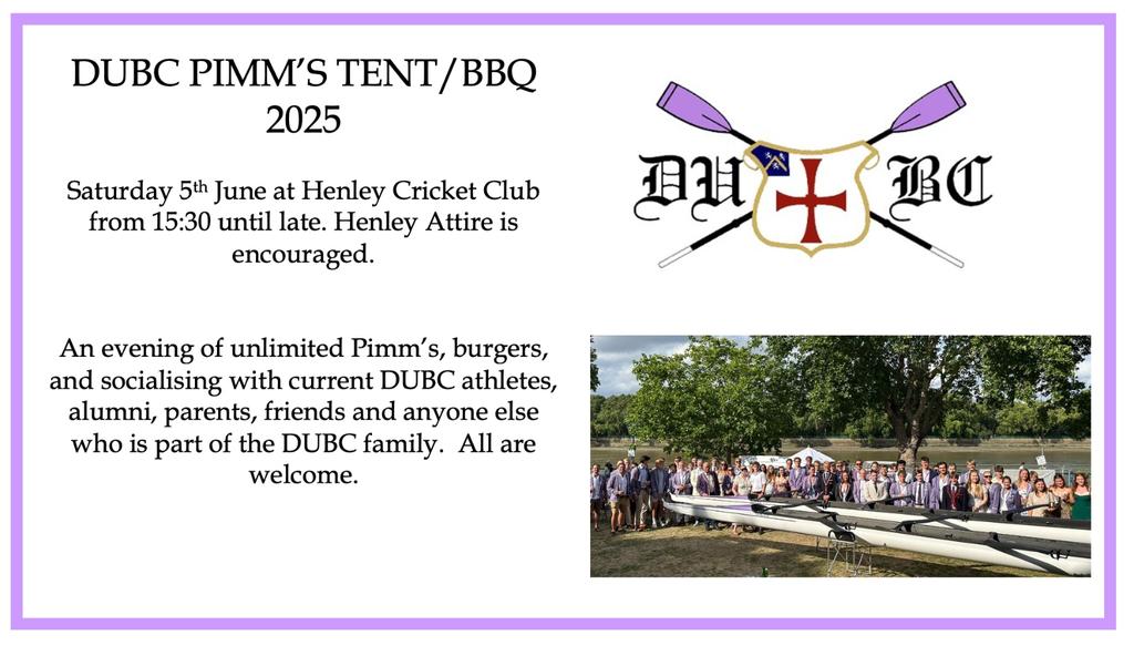 DUBC and Friends Pimm's Tent 2025