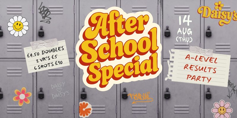 After School Special - A Levels Results Night