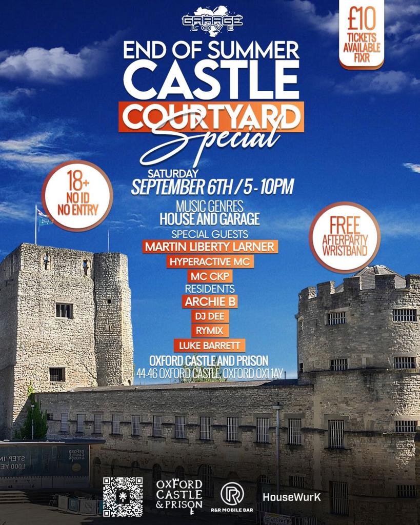 Garage Love End of Summer Castle Courtyard Special