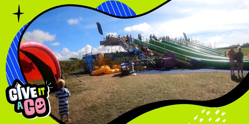 Give it a Go: Mammoth Slip and Slide!