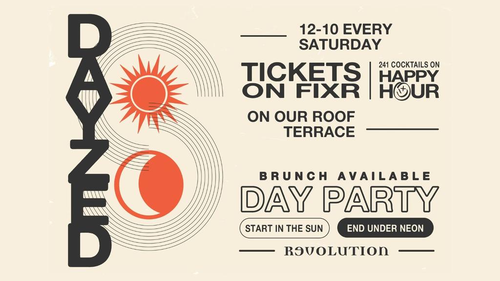DAYZED ROOFTOP DAY PARTY // EVERY SATURDAY! ☀️🍹
