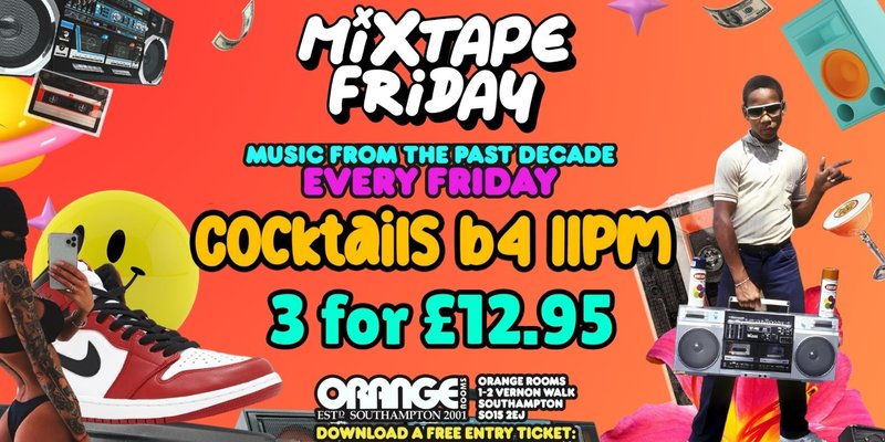 🎉 Mixtape Fridays: MEET | DRINK | GROOVE | LOUNGE! 🎉