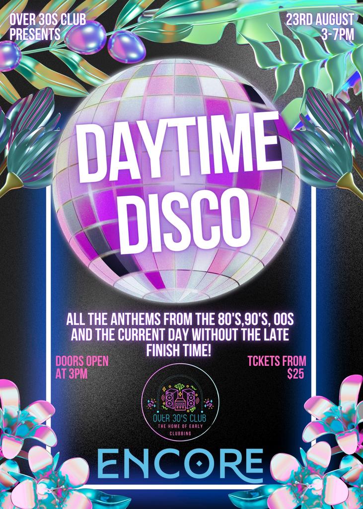 Over 30’s Club presents Day Time Disco: Rockingham (Round Two)