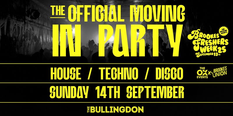 Freshers Underground Rave (The Bullingdon)