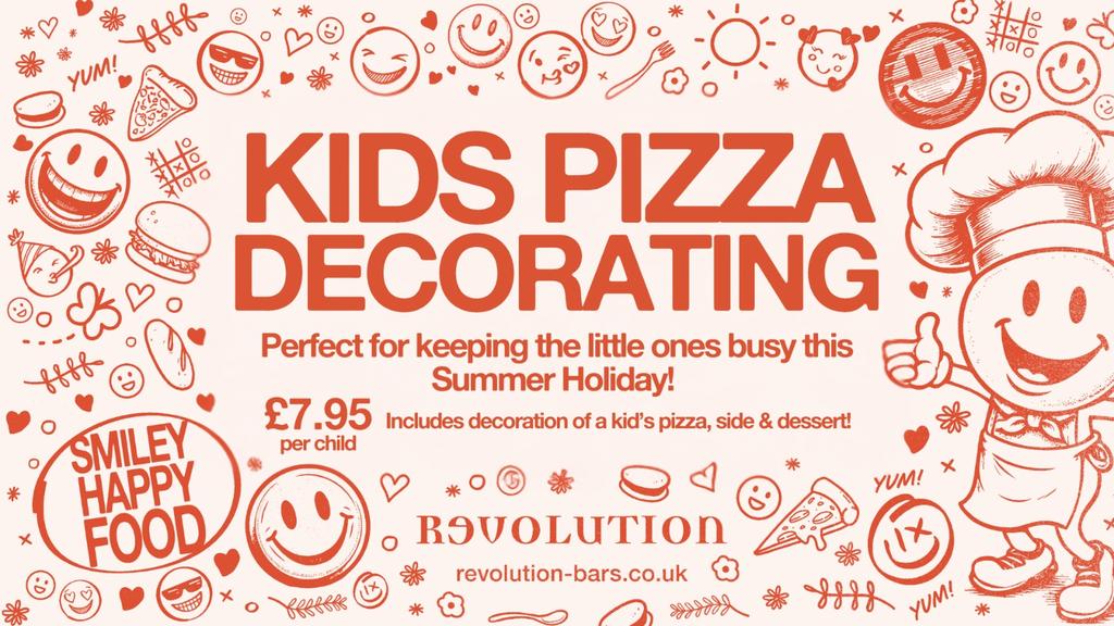 Kids Pizza Decorating @ Revolution Newcastle