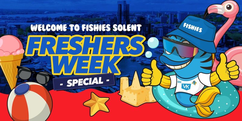 Fishies Southampton Solent Freshers 2025.