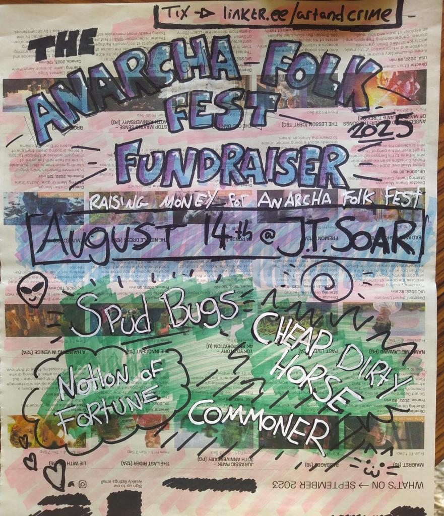 ANARCHA FOLK FEST FUNDRAISER