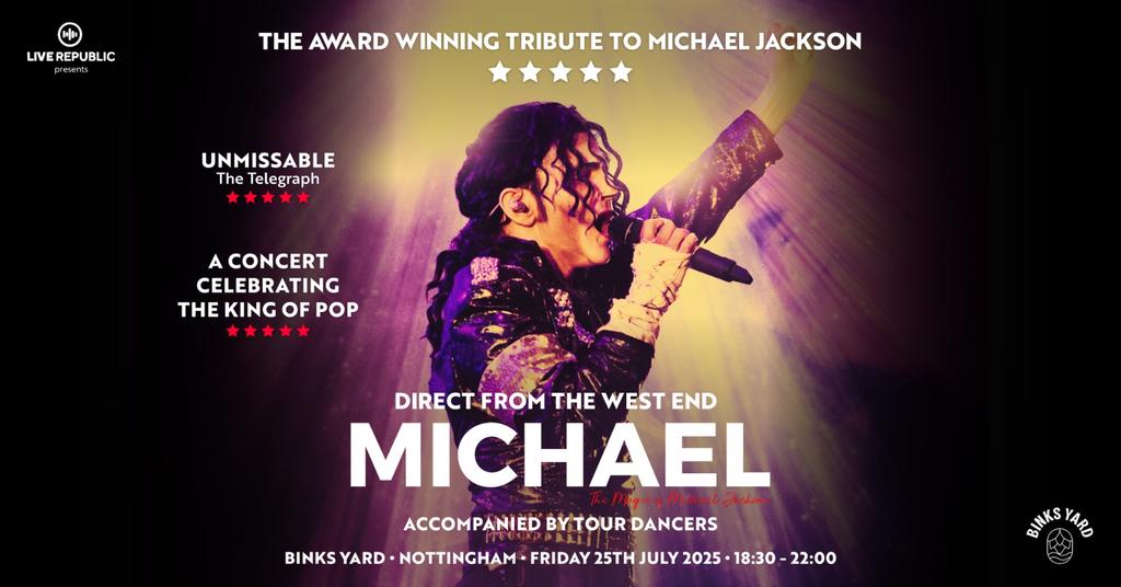 MICHAEL | The Magic of Michael Jackson Starring Ben | Binks Yard