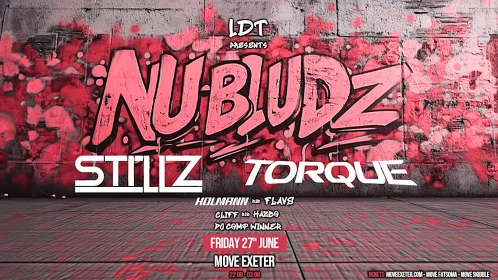 LDT NU BLUDZ - DnB - Fri 27 June - Move Exeter