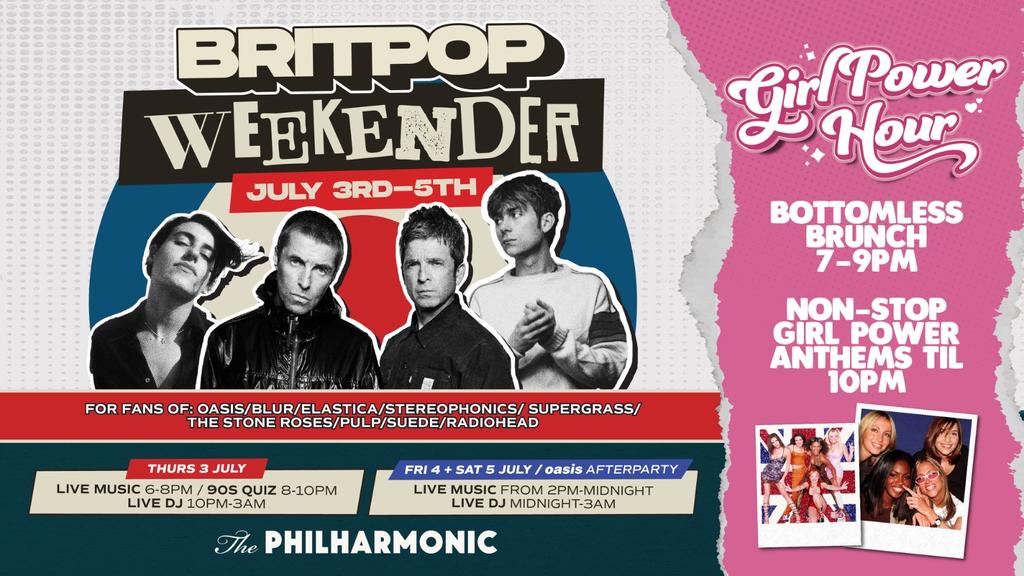 SATURDAY: BRITPOP Weekender