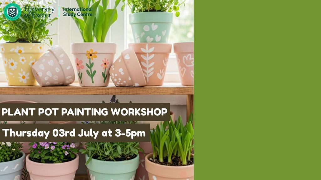 Plant Pot Painting Workshop