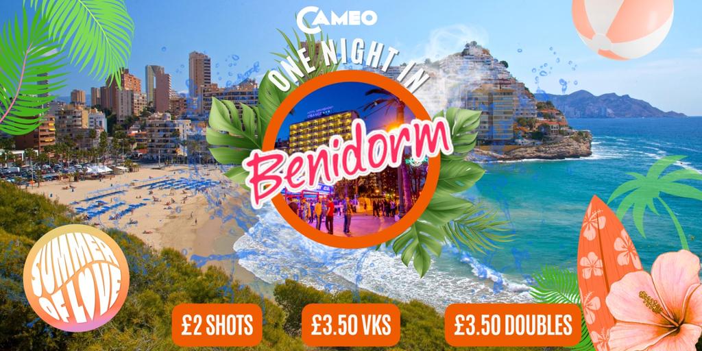 CAMEO WEDNESDAY - ONE IN NIGHT IN BENIDORM