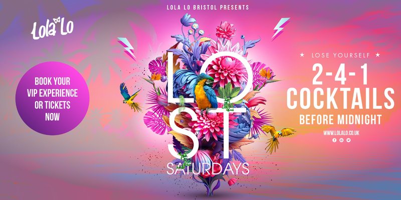 LOST SATURDAYS: 2-4-1 Cocktails!