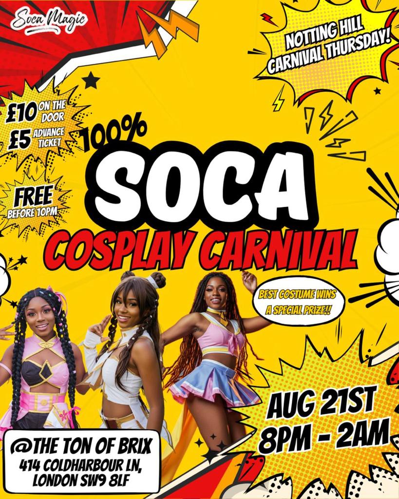 Soca Magic (Carnival Cosplay Party)