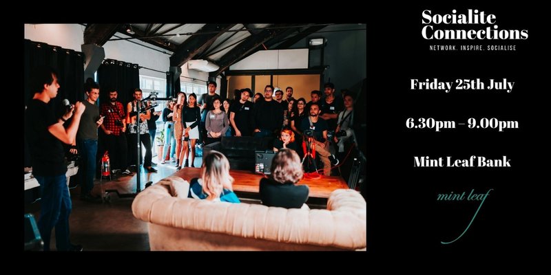 Connecting Film, TV, Music, & Media Professionals at Mint Leaf Bank