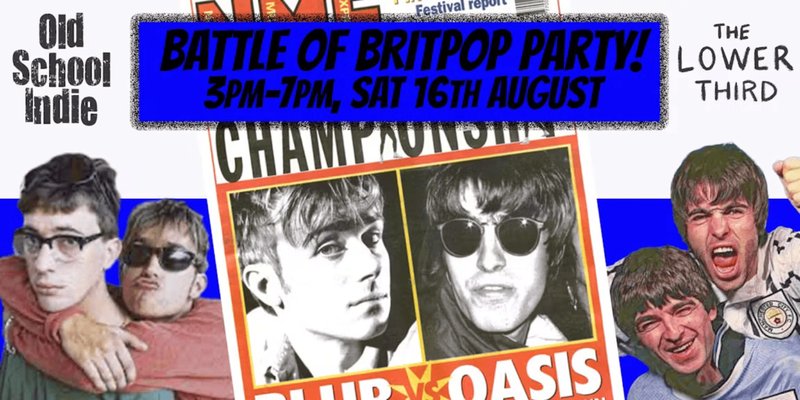 Old School Indie: Battle of Britpop 30th Anniversary Over 30s Daytime Party: 3pm-7pm