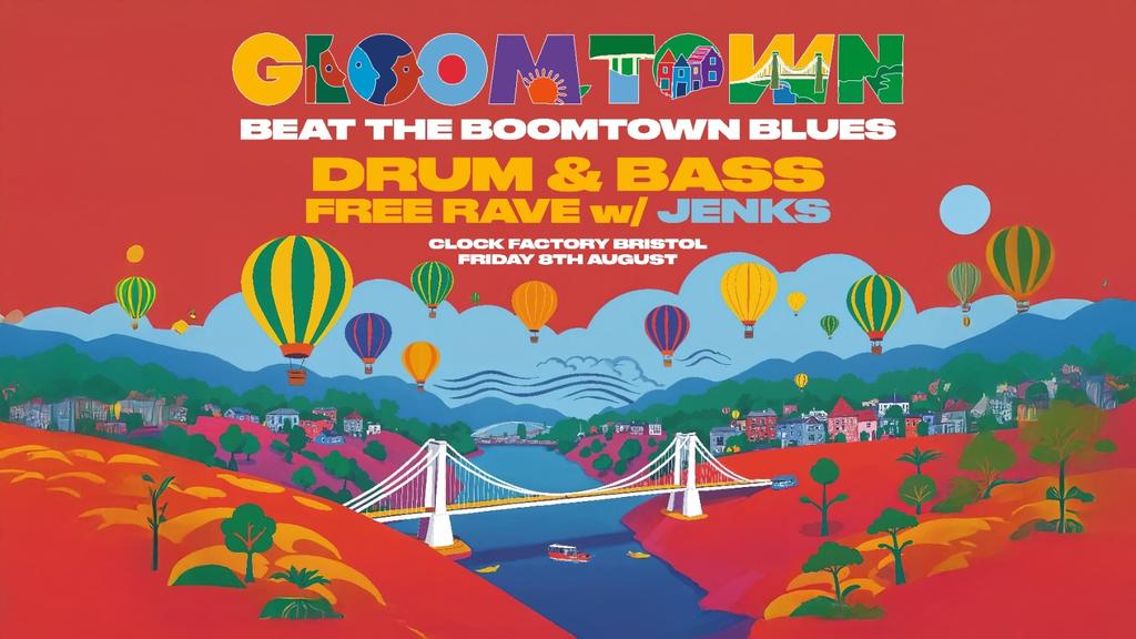 Gloomtown [Beat the Boomtown Blues!] DNB FREE RAVE w/ JENKS!