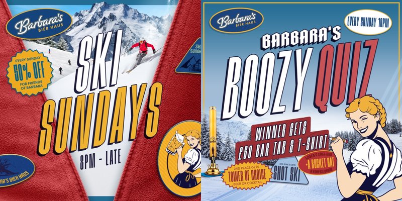 SKI Sundays at Barbara's!