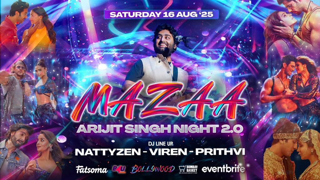 Mazaa Bollywood Night - Arijit Singh Special [TRENDING🔥] - Sat 14 June '25