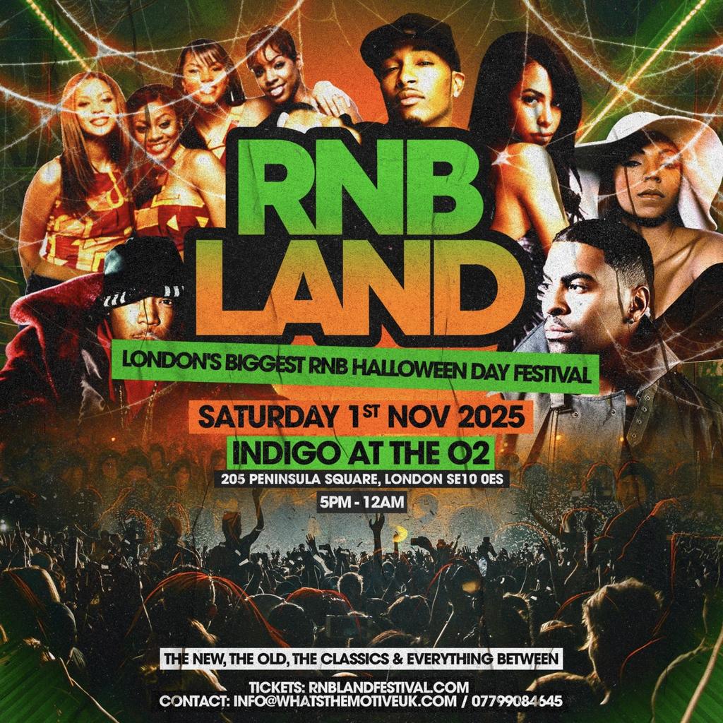 RNBLAND - London's Biggest HALLOWEEN DAY FESTIVAL